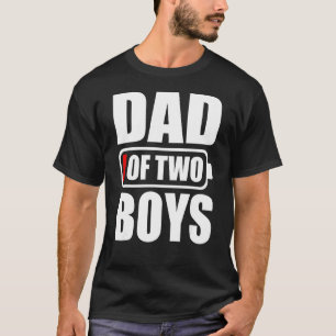 Camiseta Pai Masculino De 2 Rapazes Dia de os pais 2