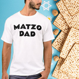 Camiseta Pai Matzo de Passagem de Feriado Judaico