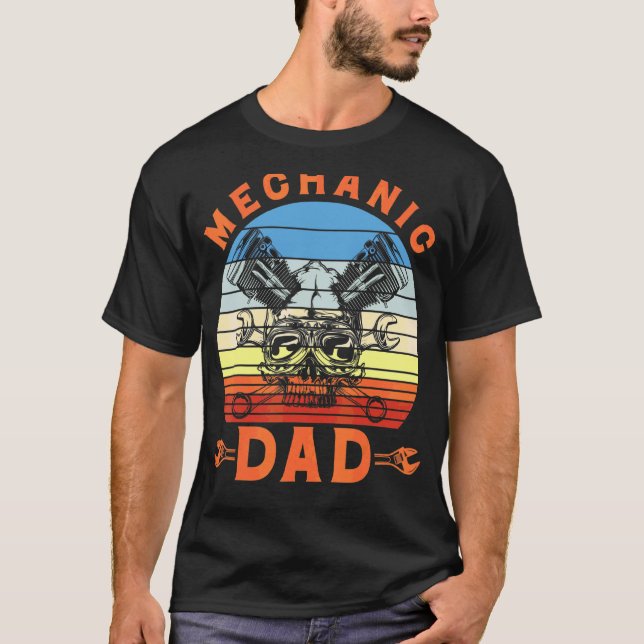 Camiseta Pai mecânico (Frente)