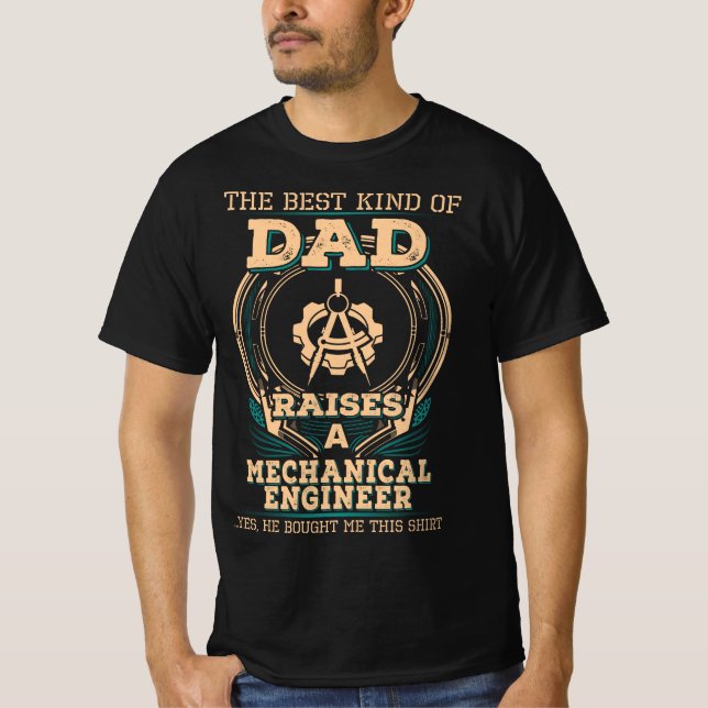 Camiseta Pai Mecânico de Engenheiros (Frente)