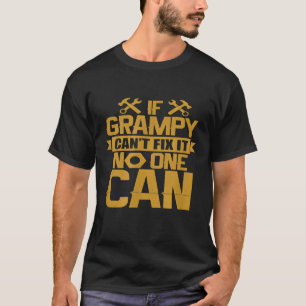 Camiseta Pai Mecânico Vovô Se Vovô Vergonhoso Não Consegue