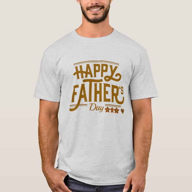 Camiseta Pai Melhor do dia de os pais (Frente)
