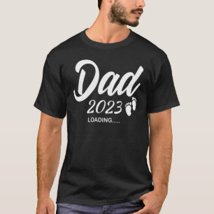 Camiseta Pai Mens 2023 Carregando A Gravidez A Futura Novo 