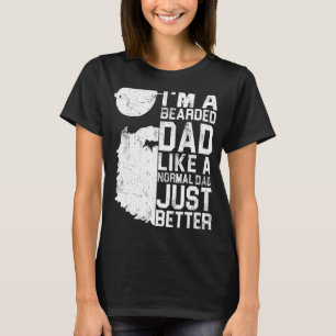 Camiseta Pai Mens Barbudo Humor Dia de os pais 1