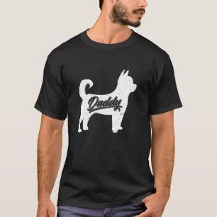 Camiseta Pai Mens Chihuahua - Proprietário De Cachorros Pa