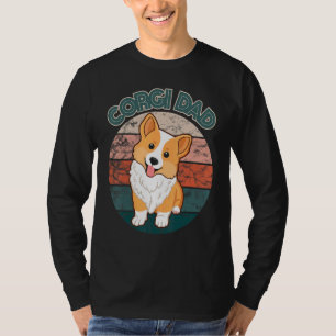 Camiseta Pai Mens Corgi Pembroke Welsh Corgi Proprietário d