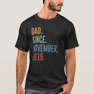 Camiseta Pai Mens Desde Novembro De 2015