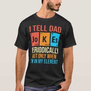 Camiseta Pai Mens Eu Digo Piadas Pais Periodicamente Pais D