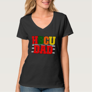 Camiseta Pai Mens Hbcu Histórica Colégios e Univer Pretos