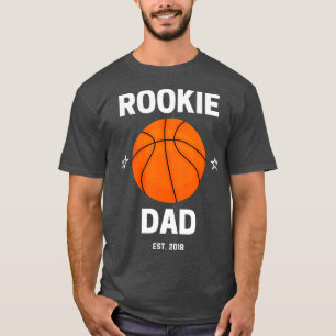 Camiseta Pai Mens Rookie Basball Lover 2018 - Novo papai