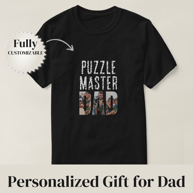 Camiseta Pai Mestre dos Puzzles (Puzzle Master Dad T-Shirt)