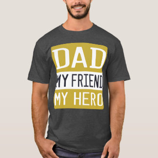 Camiseta Pai Meu Amigo Meu Herói Vintage