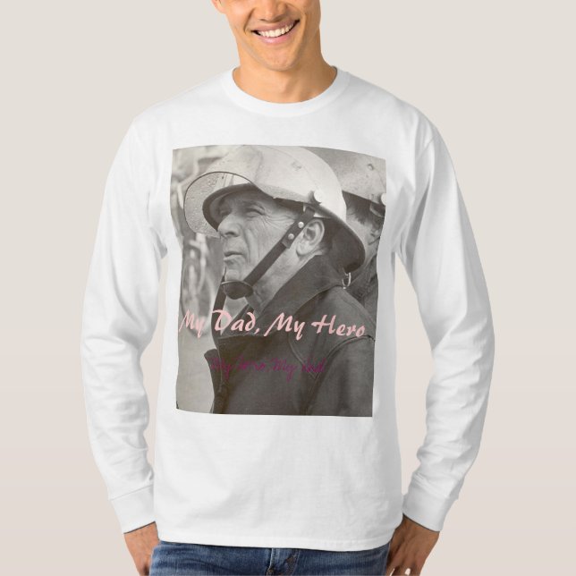 Camiseta Pai, meu herói, meu pai, meu pai, meu herói (Frente)