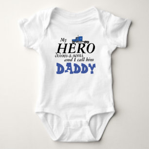 Camiseta Pai Meu Herói - Motorista de Caminhão