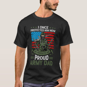 Camiseta Pai Militar Orgulhoso Americano Bandeira EUA Solda
