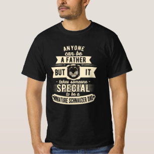 Camiseta Pai Miniatura Schnauzer