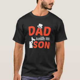 Camiseta Pai moderno com Pai do filho Dia de os pais Papa
