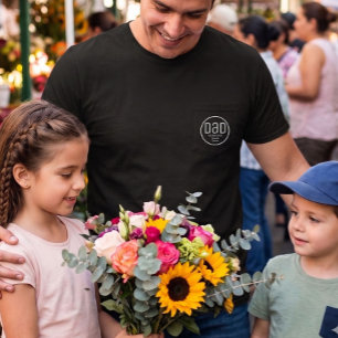 Camiseta Pai Moderno Estabeleceu Nomes Simples para Criança