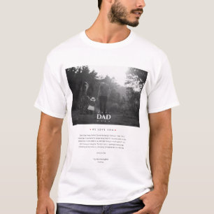 Camiseta Pai Moderno Melhor Dia de os pais De Foto Engraçad