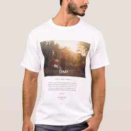 Camiseta Pai Moderno Melhor Dia de os pais De Foto Engraçad