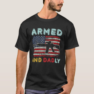 Camiseta Pai Morto E Armado, Mortal, Para o Dia 3 do Pai