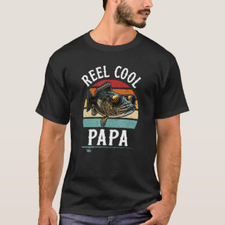 Camiseta Pai Muito Legal da Moda Masculina Piada de Pesca p