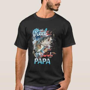 Camiseta Pai Muito Legal Homem Bandeira Americana Tio Pesca