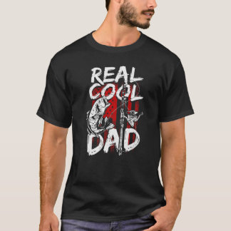 Camiseta Pai Muito Legal Homem Bandeira EUA Pesca
