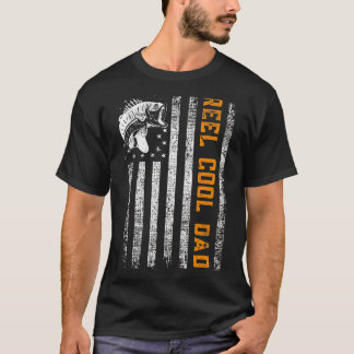 Camiseta Pai Muito Legal Masculino Bandeira Americana Pesca
