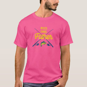 Camiseta Pai Muito Legal Pescando Humor de Pescador Pai Diz