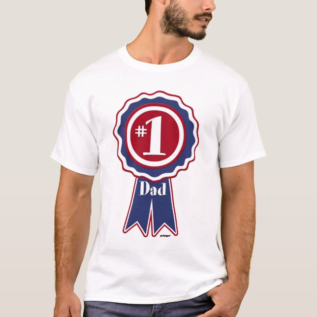 Camiseta pai nº 1 - Dia de os pais feliz (Frente)