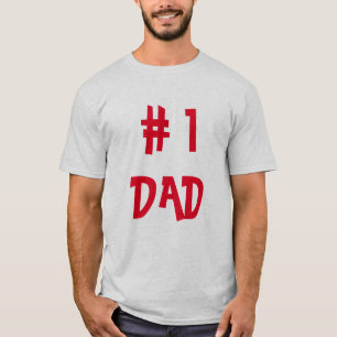 Camiseta pai nº 1 - Padre Engraçado Presente