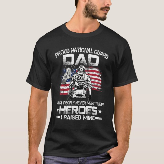 Camiseta Pai Nacional Orgulhosa de Guarda (Frente)