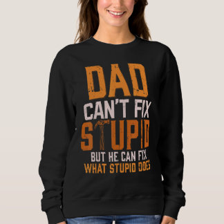 Camiseta Pai Não Consegue Consertar Idiota Faz-Tudo Carpint