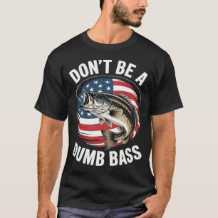 Camiseta Pai Não Seja Tolo Pesca de Robalo Preto Pequeno