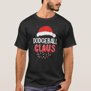 Camiseta Pai Natal de Dodgeball Fato de Natal Combinado P