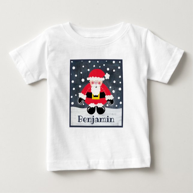 Camiseta Pai Natal Personalizado, Papai Noel (Frente)