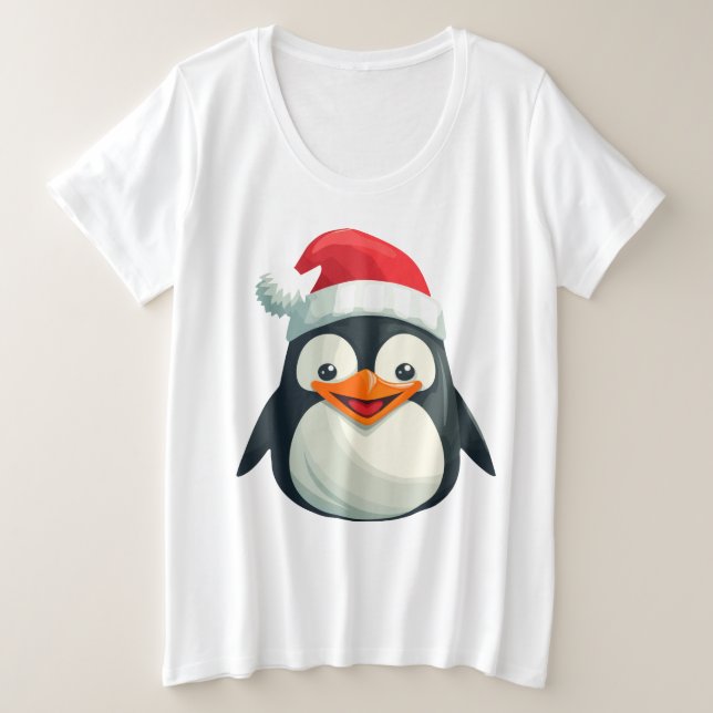 Camiseta Pai Natal Waddle (Frente do Design)