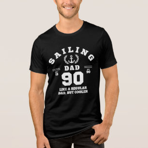 Camiseta Pai Navegador Engraçado Estabelecido em 1990