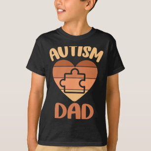 Camiseta Pai Negro Autista De Filho Autista Conscientização