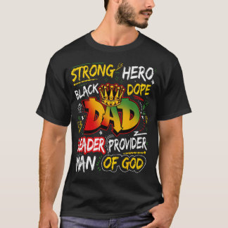 Camiseta Pai Negro Dope Dia dos Pais Junenth Africano