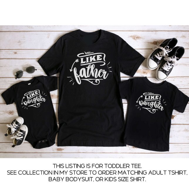 Camiseta Pai Negro e eu combinando com a filha do pai (Criador carregado)