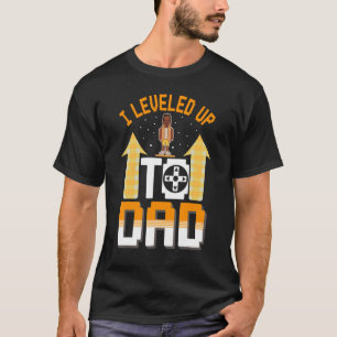 Camiseta Pai Negro Gamer Baby First Time Pai