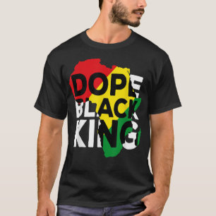 Camiseta Pai Negro Rei Africano Melanino Negro
