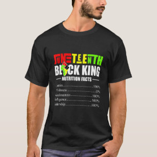 Camiseta Pai Negro Rei Nutricional Fatos Negros