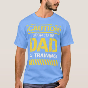 Camiseta Pai No Treinamento Novo papai De Anúncio De Gravid