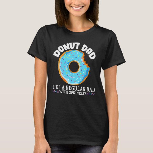 Camiseta Pai normal Pai rosquinha com Dia de os pais de asp (Frente)