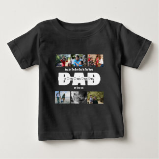 Camiseta Pai, Nós Amamos Você – Dia dos Pais 6 Colagem de F