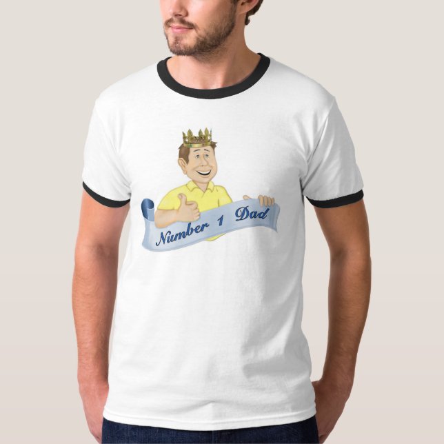 Camiseta Pai Número 1 (Frente)