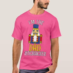 Camiseta Pai Nutcracker Correspondente Pai da Família Natal
